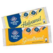 Friesche Vlag Halvamel of Goudband cups